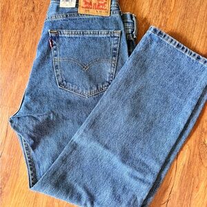 Levi's 505 Men's Blue Jeans Straight Leg Size W34 L29 NWT